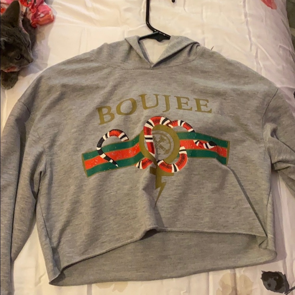 Boujee long sleeve crop